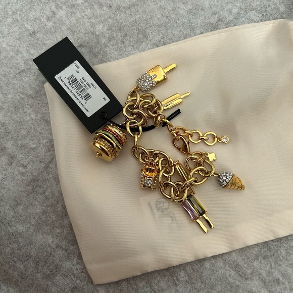 kate spade Accessories - NWT Kate spade Fast Food Gold Charm Bracelet